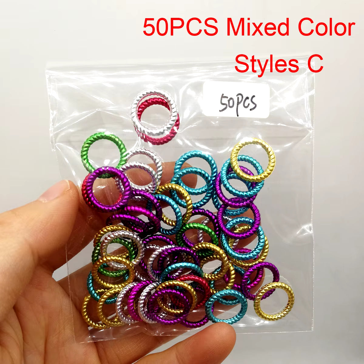 5Pcs Golden Silver Viking Spiral Charms Hair Tubes Braid Dread Dreadlock Beads Clips Cuffs Rings Jewelry Hair Accessories Woman