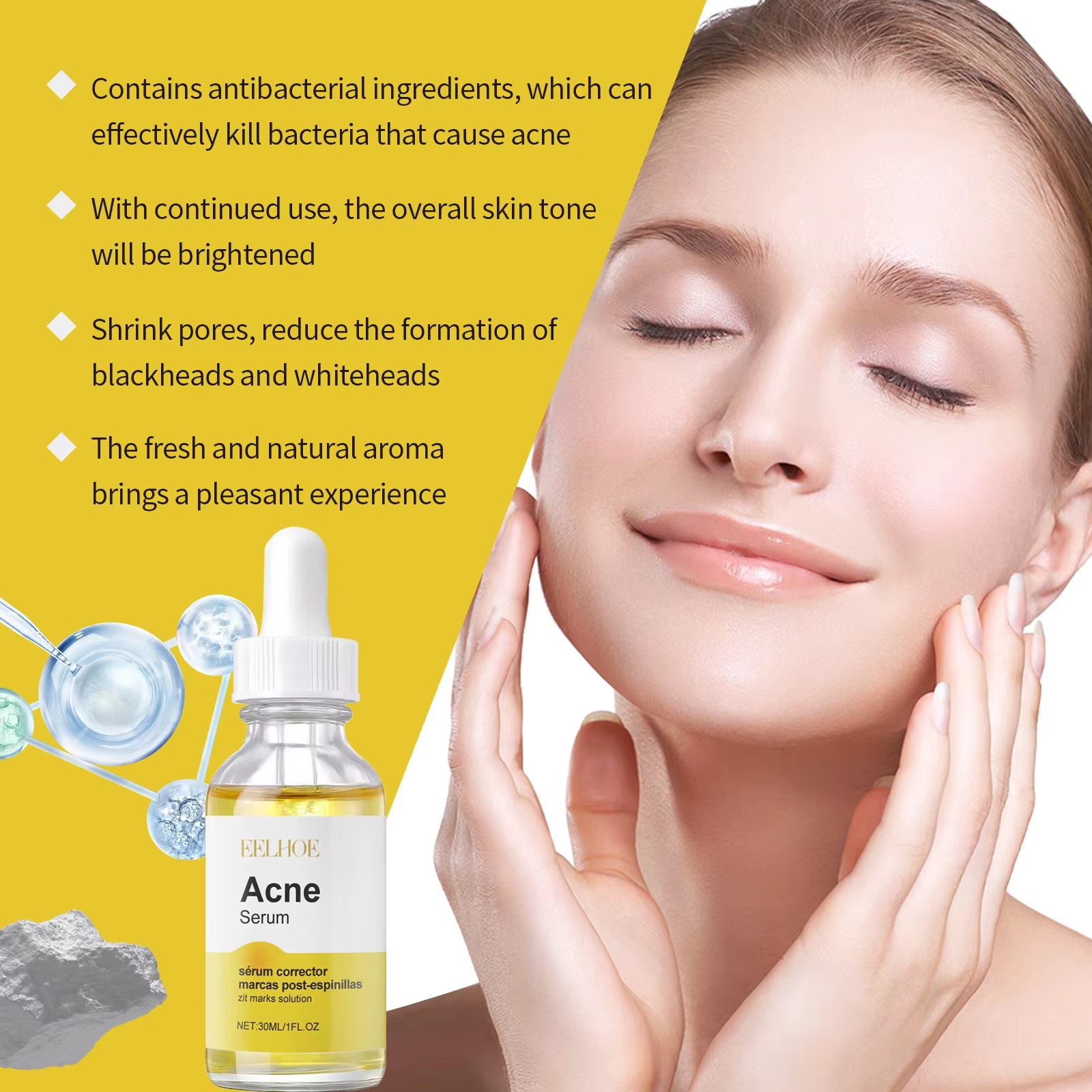 New Products Face Essence Repair Acne Skin Acne Closure Gentle Cleansing Face Skin Facial Korean Skin Care