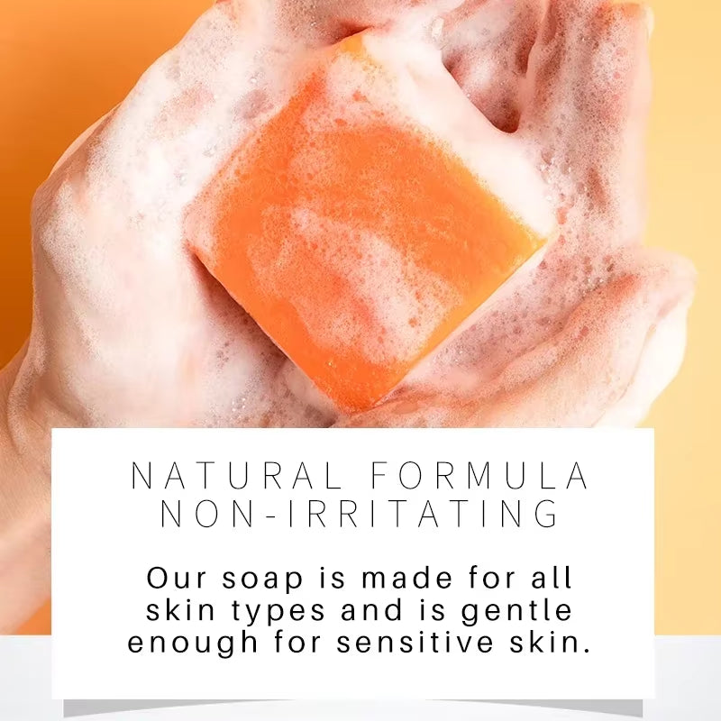 Turmeric Soap Face Cleansing anti Acne Whitening Skin Lightening Face Remove Pimples Dark Spots Lightening Ginger Handmade Soap