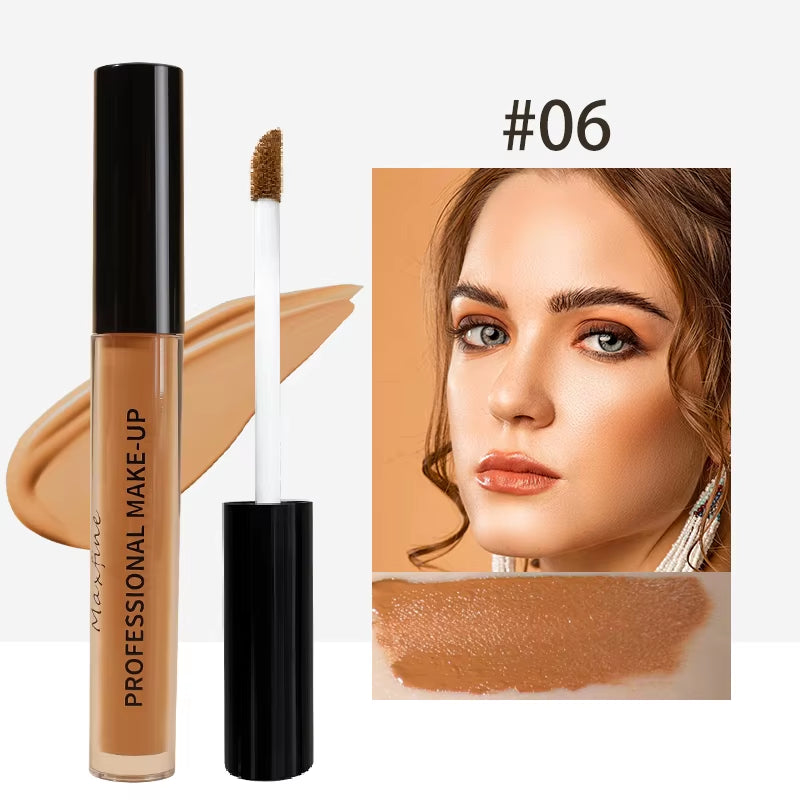 6-Color Flawless Concealer, Improving Uneven Skin Tone, Light, Medium Coverage, Semi-Matte, and Pure.